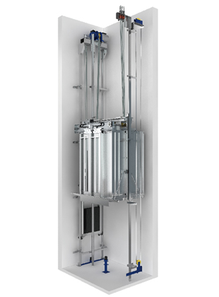 龍門架結(jié)構(gòu)家用電梯 龍門架結(jié)構(gòu)家用電梯