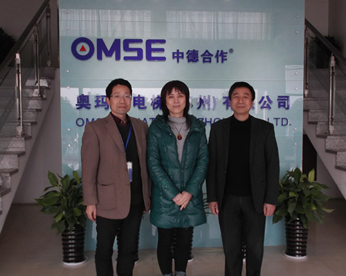 中國電梯雜志領導參觀奧瑪斯(2015)